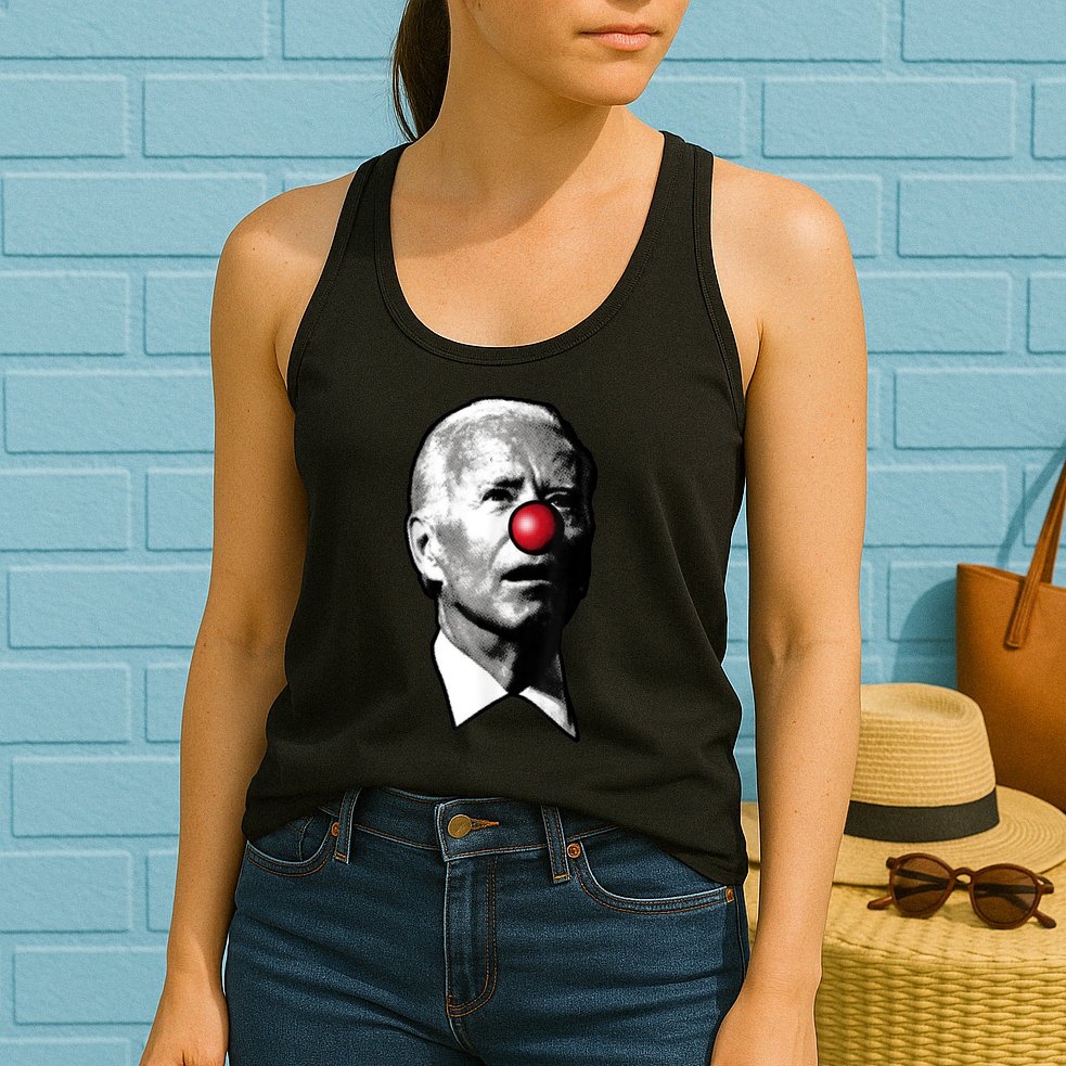 Biden Clown Womens Tank Top