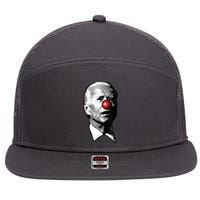 Biden Clown 7 Panel Mesh Trucker Snapback Hat
