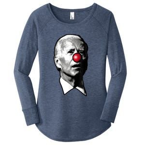 Biden Clown Women's Perfect Tri Tunic Long Sleeve Shirt