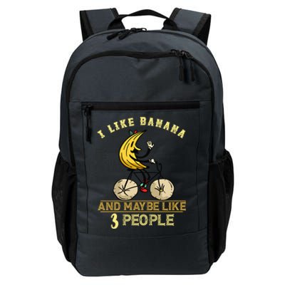 Banana Cycling Bike I Like Banana Summer Fruit Banana Lover Gift Daily Commute Backpack