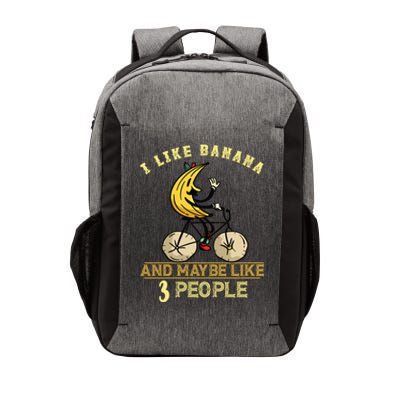 Banana Cycling Bike I Like Banana Summer Fruit Banana Lover Gift Vector Backpack