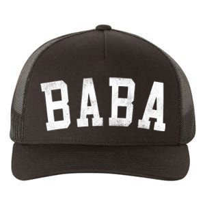 Baba Classic Bold Font FatherS Day Baba Yupoong Adult 5-Panel Trucker Hat