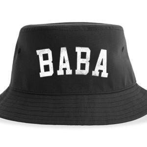 Baba Classic Bold Font FatherS Day Baba Sustainable Bucket Hat