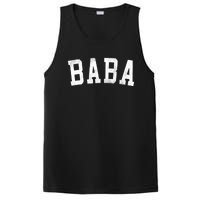 Baba Classic Bold Font FatherS Day Baba PosiCharge Competitor Tank