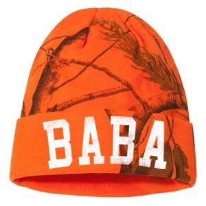 Baba Classic Bold Font FatherS Day Baba Kati Licensed 12" Camo Beanie