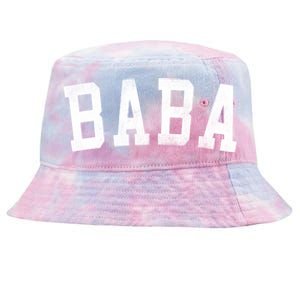 Baba Classic Bold Font FatherS Day Baba Tie-Dyed Bucket Hat