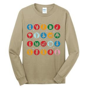 Broadways Christmas Bulbs Ornament Lights Xmas Design Tall Long Sleeve T-Shirt