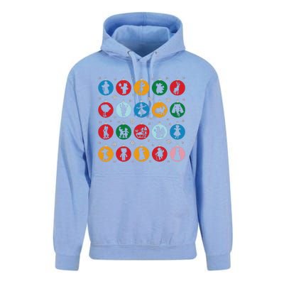 Broadways Christmas Bulbs Ornament Lights Xmas Design Unisex Surf Hoodie