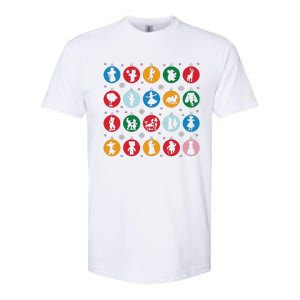 Broadways Christmas Bulbs Ornament Lights Xmas Design Softstyle CVC T-Shirt