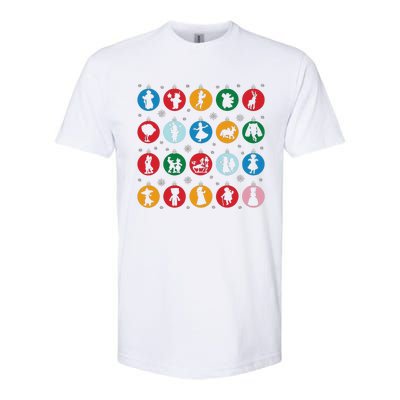 Broadways Christmas Bulbs Ornament Lights Xmas Design Softstyle CVC T-Shirt