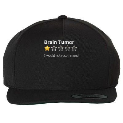 Brain Cancer Brain Cancer Wool Snapback Cap