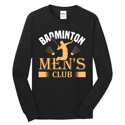 Badmintion Club Tall Long Sleeve T-Shirt