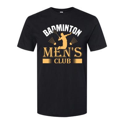 Badmintion Club Softstyle CVC T-Shirt