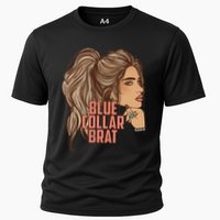 Blue Collar Brat Funny Design Cooling Performance Crew T-Shirt