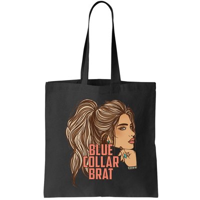 Blue Collar Brat Funny Design Bag