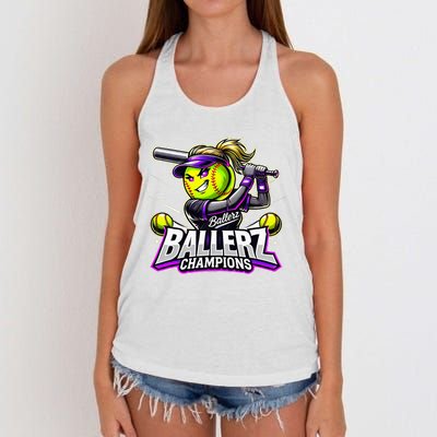 Ballerz Champions Women's Knotted Racerback Tank