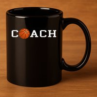 Basketball Coach 11oz C Handle Ceramic Mug