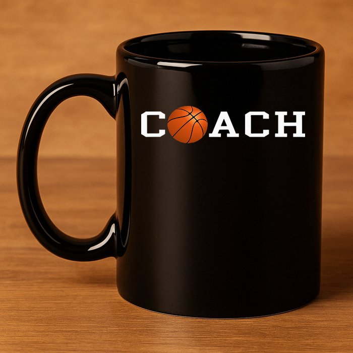 Basketball Coach 11oz C Handle Ceramic Mug