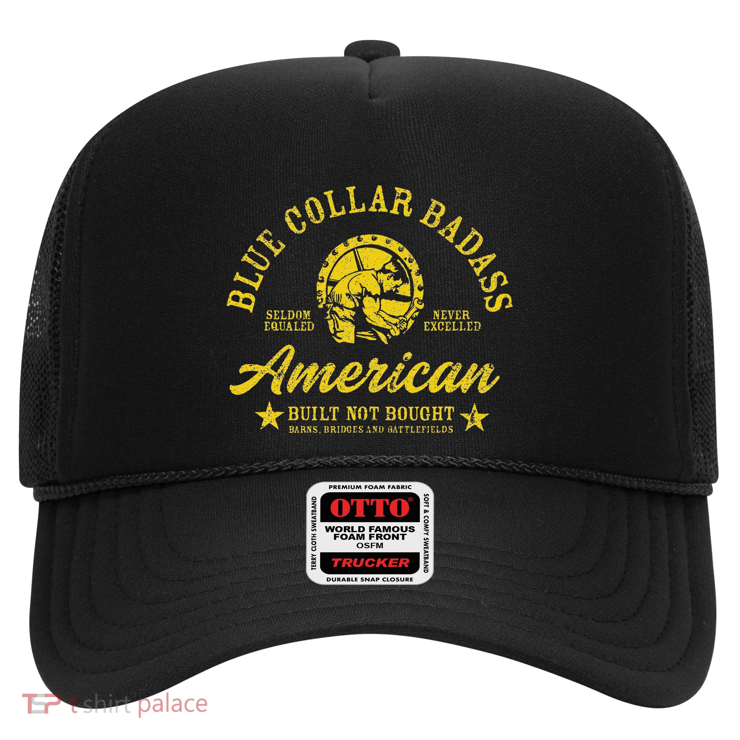Blue Collar Badass Trucker Hat