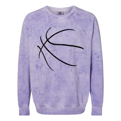 Basketball Costume Bball Player Coach Sports Baller Gift Colorblast Crewneck Sweatshirt