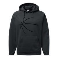 Basketball Costume Bball Player Coach Sports Baller Gift Performance Fleece Hoodie