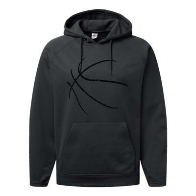 Basketball Costume Bball Player Coach Sports Baller Gift Performance Fleece Hoodie