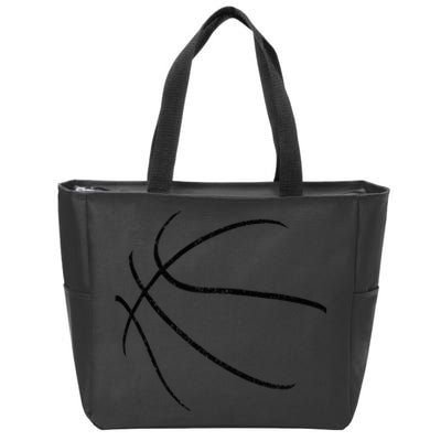 Basketball Costume Bball Player Coach Sports Baller Gift Zip Tote Bag