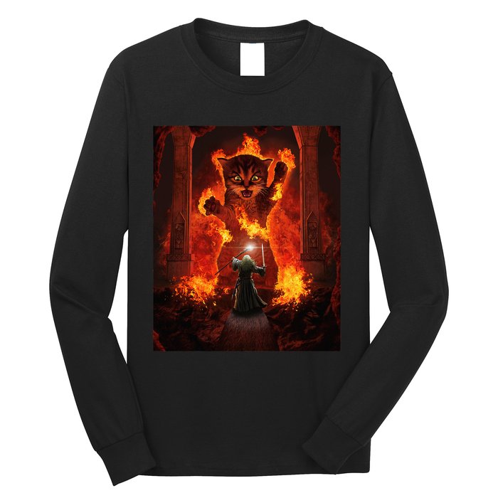 Balrog cat Long Sleeve Shirt