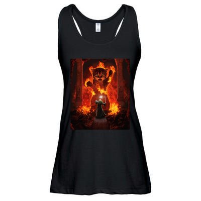 Balrog cat Ladies Essential Flowy Tank