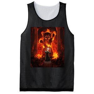 Balrog cat Mesh Reversible Basketball Jersey Tank