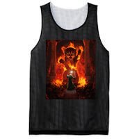 Balrog cat Mesh Reversible Basketball Jersey Tank