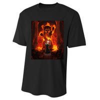 Balrog cat Performance Sprint T-Shirt