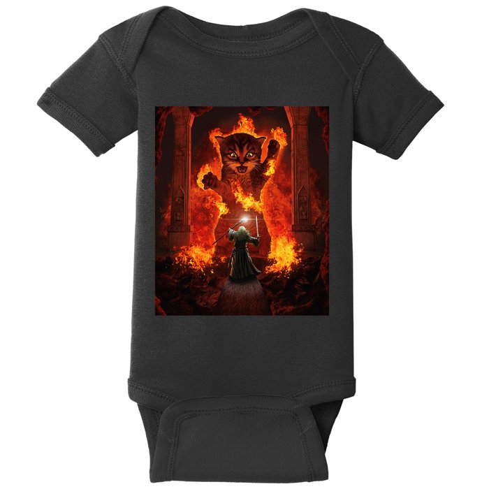 Balrog cat Baby Bodysuit