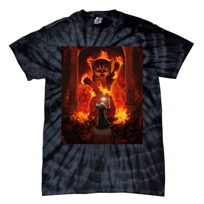 Balrog cat Tie-Dye T-Shirt