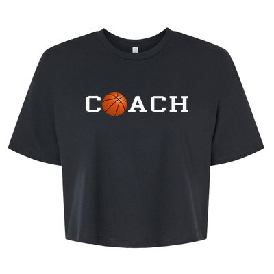 Basketball Coach Bella+Canvas Jersey Crop Tee