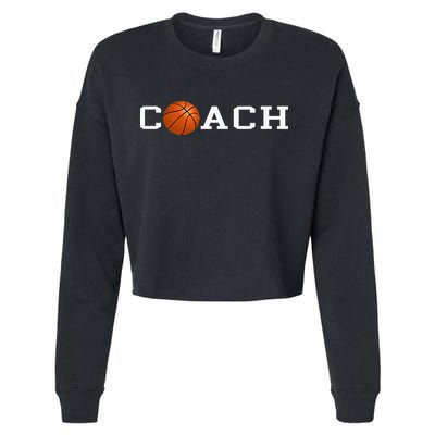 Basketball Coach Cropped Pullover Crew