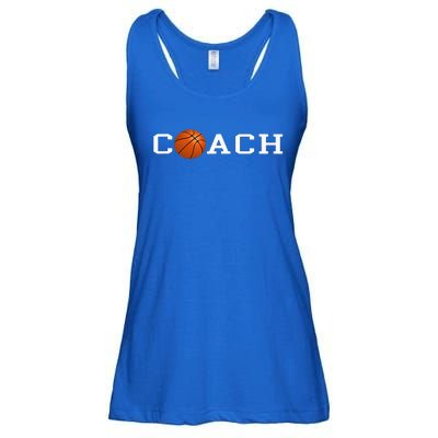 Basketball Coach Ladies Essential Flowy Tank