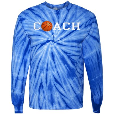 Basketball Coach Tie-Dye Long Sleeve Shirt