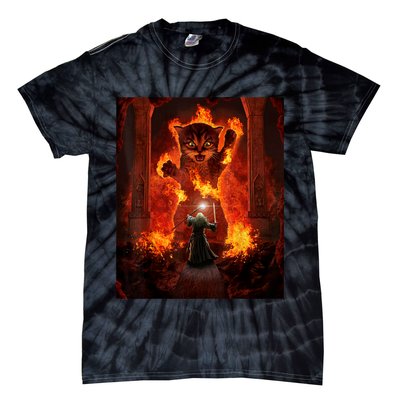 Balrog Cat Tie-Dye T-Shirt