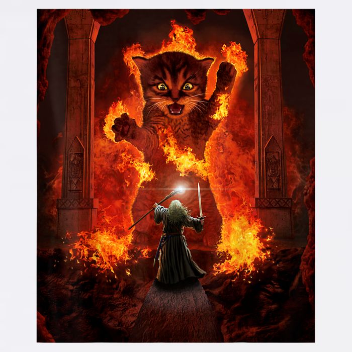 Balrog Cat Sustainable Bucket Hat