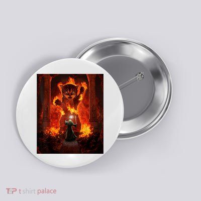 Balrog Cat Button