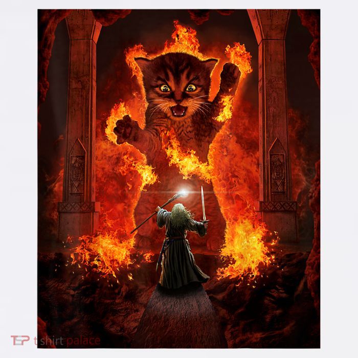 Balrog Cat Button