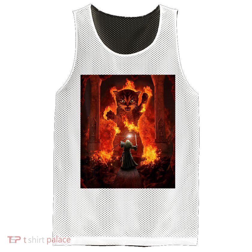 Balrog Cat Mesh Reversible Basketball Jersey Tank
