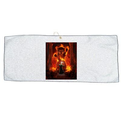 Balrog Cat Large Microfiber Waffle Golf Towel