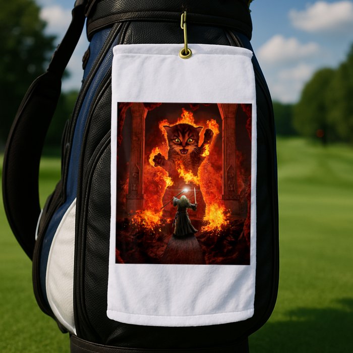 Balrog Cat Golf Towel