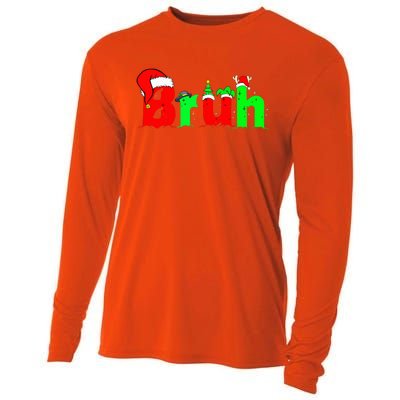 Bruh Christmas Cooling Performance Long Sleeve Crew