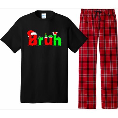 Bruh Christmas Pajama Set