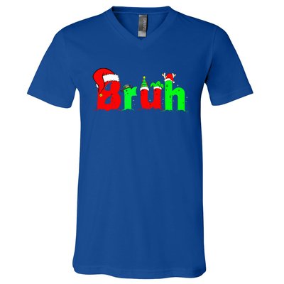 Bruh Christmas V-Neck T-Shirt