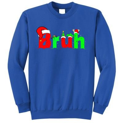 Bruh Christmas Tall Sweatshirt