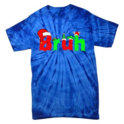 Bruh Christmas Tie-Dye T-Shirt